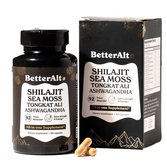 BetterAlt Shilajit + Aswaghanda + Tongkat Ali